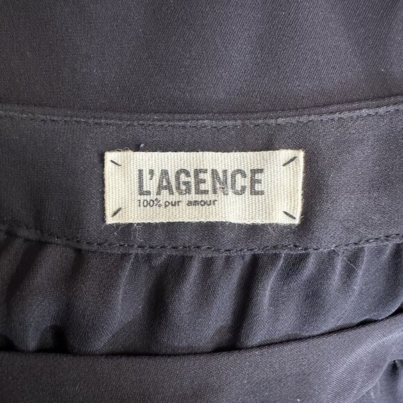 L'AGENCE Silk Tie Dye‎ Blouse - Picture 2 of 5